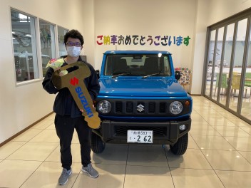 大変お待たせしました！ジムニーご納車です！